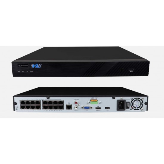 NVR 16CH POE 5Mp video qeydiyyatçı NVR 16CH POE 5Mp video qeydiyyatçı